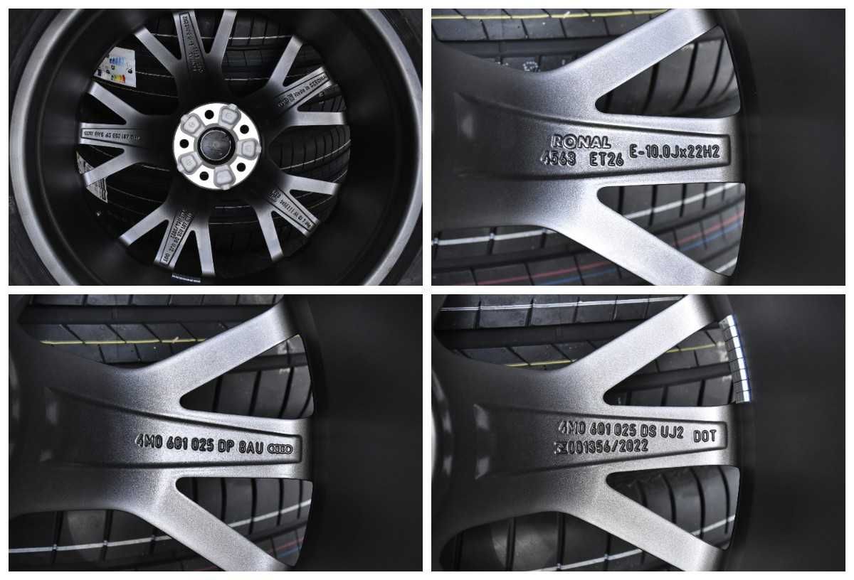 Koła Audi 22" Q7 4M0 SQ7 Nowe 5x112 LATO Bridgestone 2023