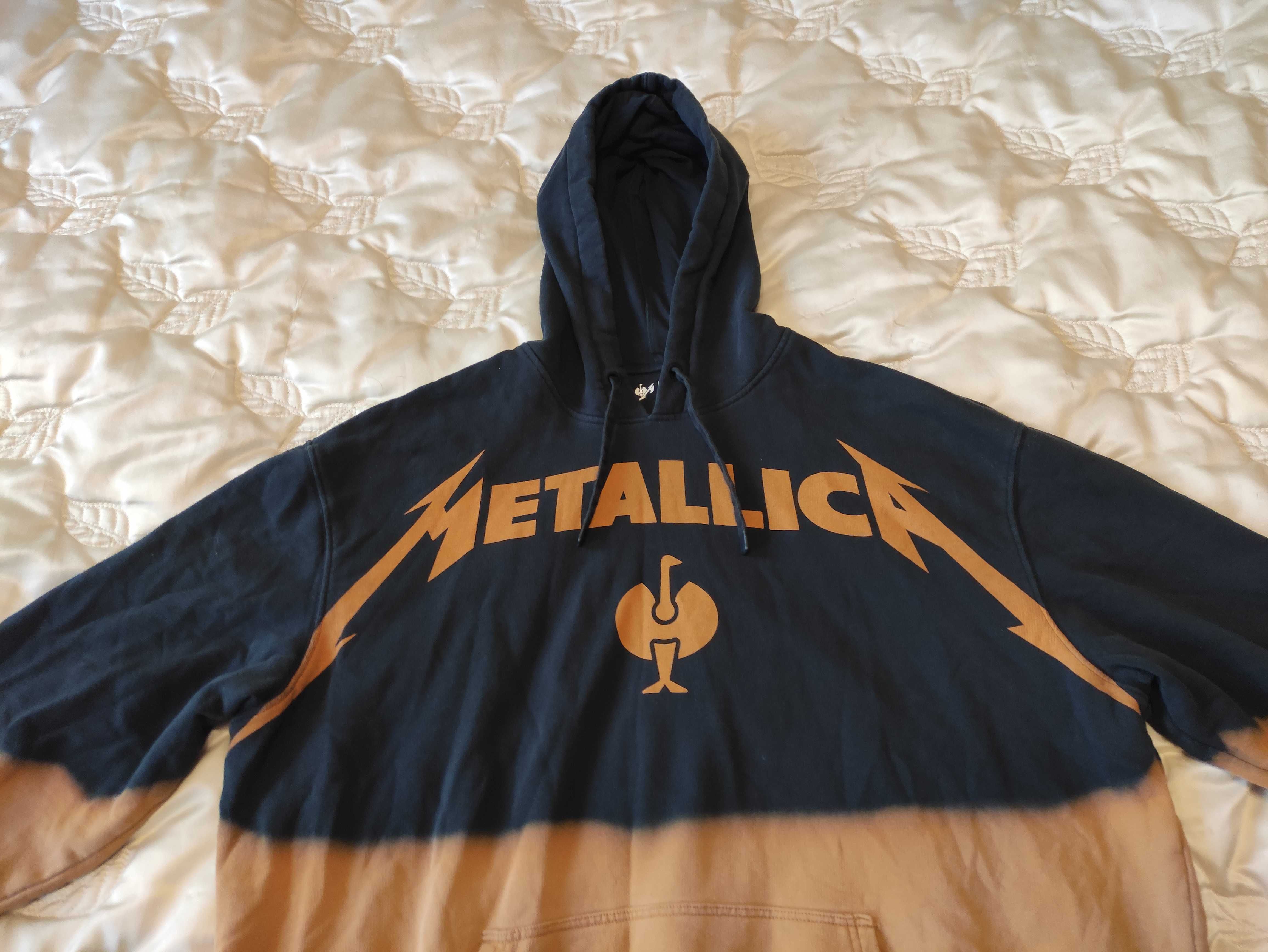 Męska bluza robocza z kapturem Engelbert Strauss Metallica r. 2XL bdb