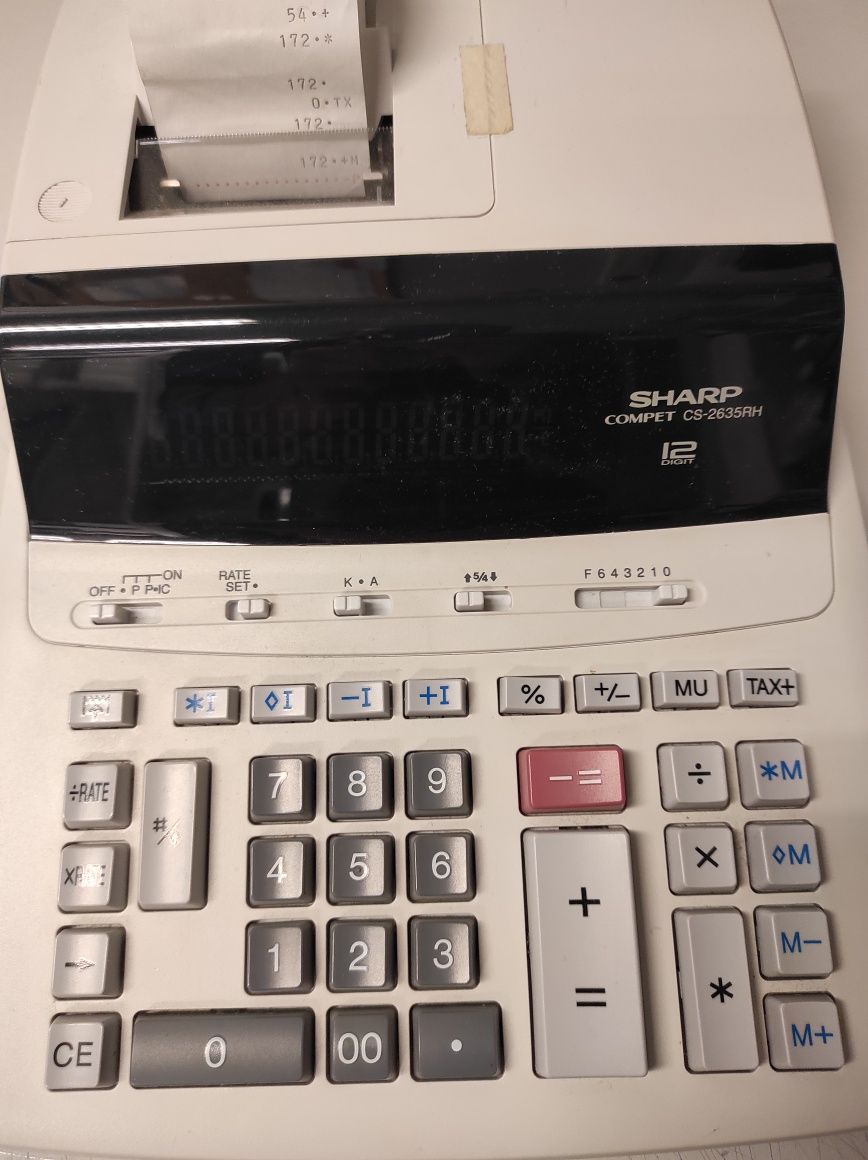 Máquina calculadora de impressão