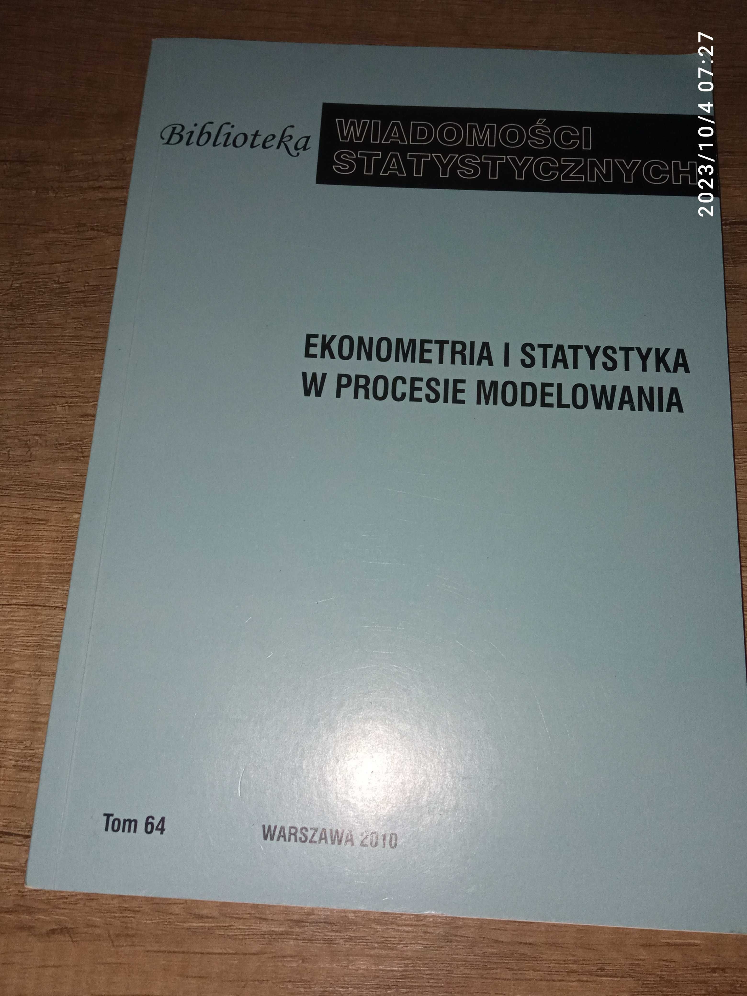 zestaw książek (Ekonometria i statystyka w procesie modelowania)