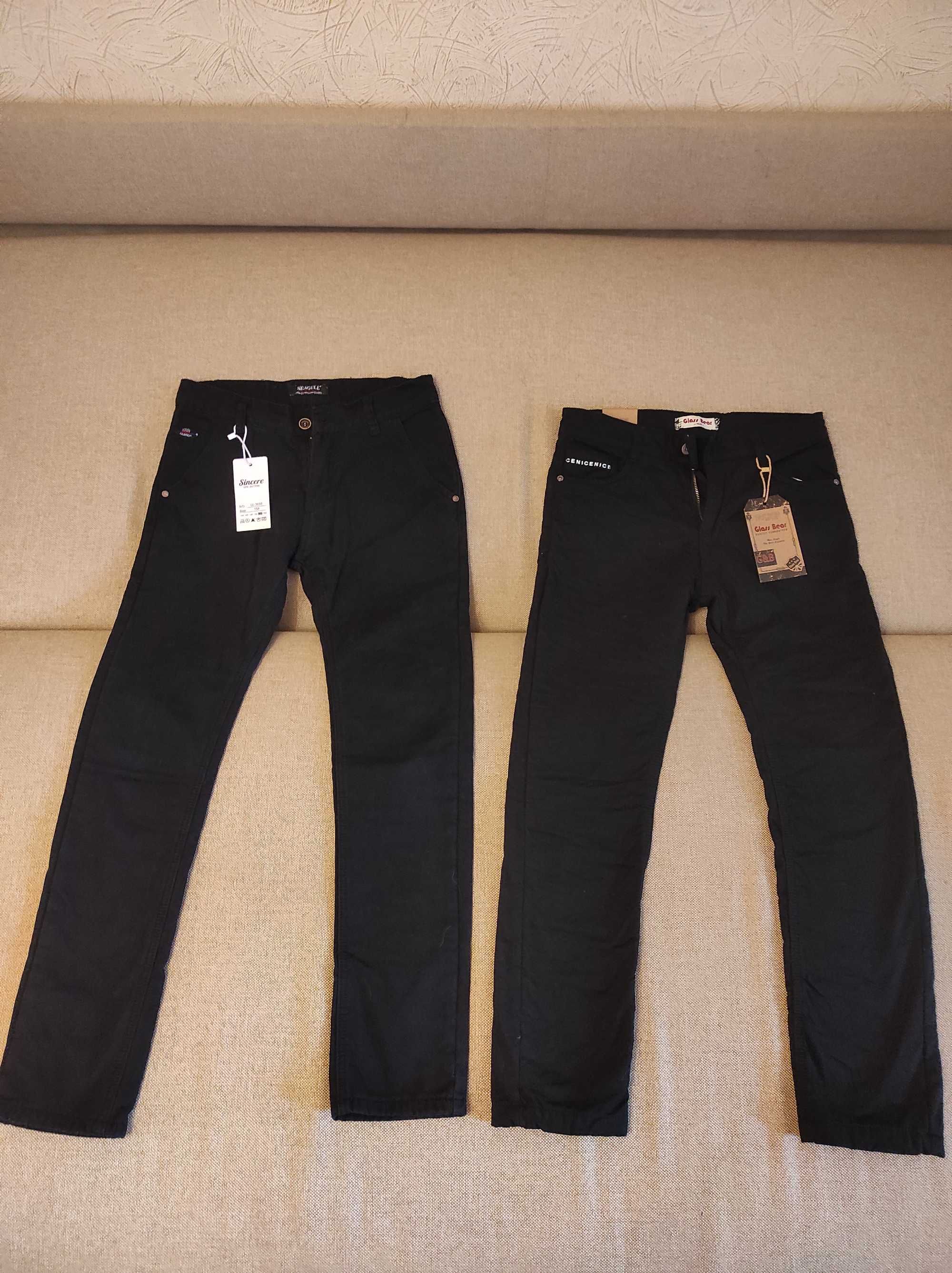 Брюки, джинсы, штаны утепленные на флисе, р.158