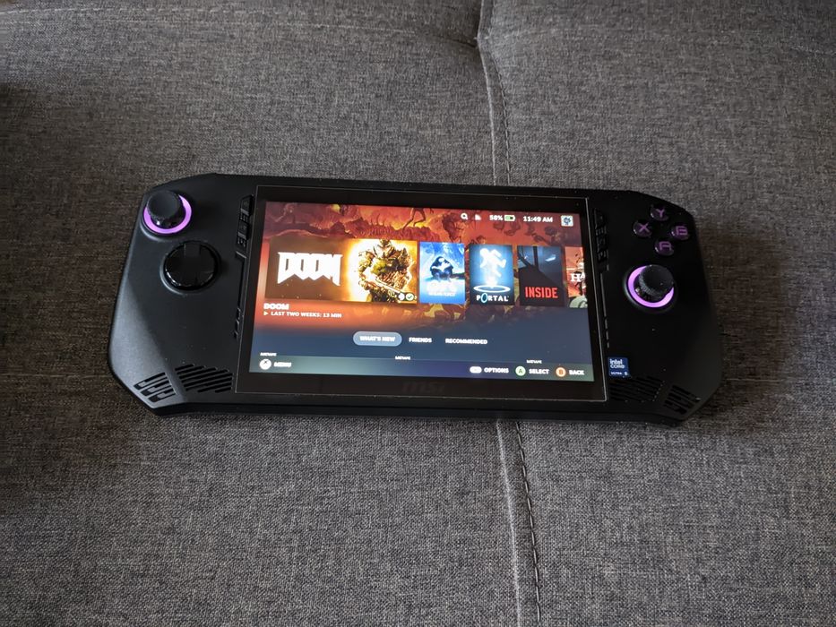 MSI Claw A1M, 135H, 512GB