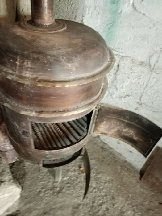 Буржуйка в гараж с трубами