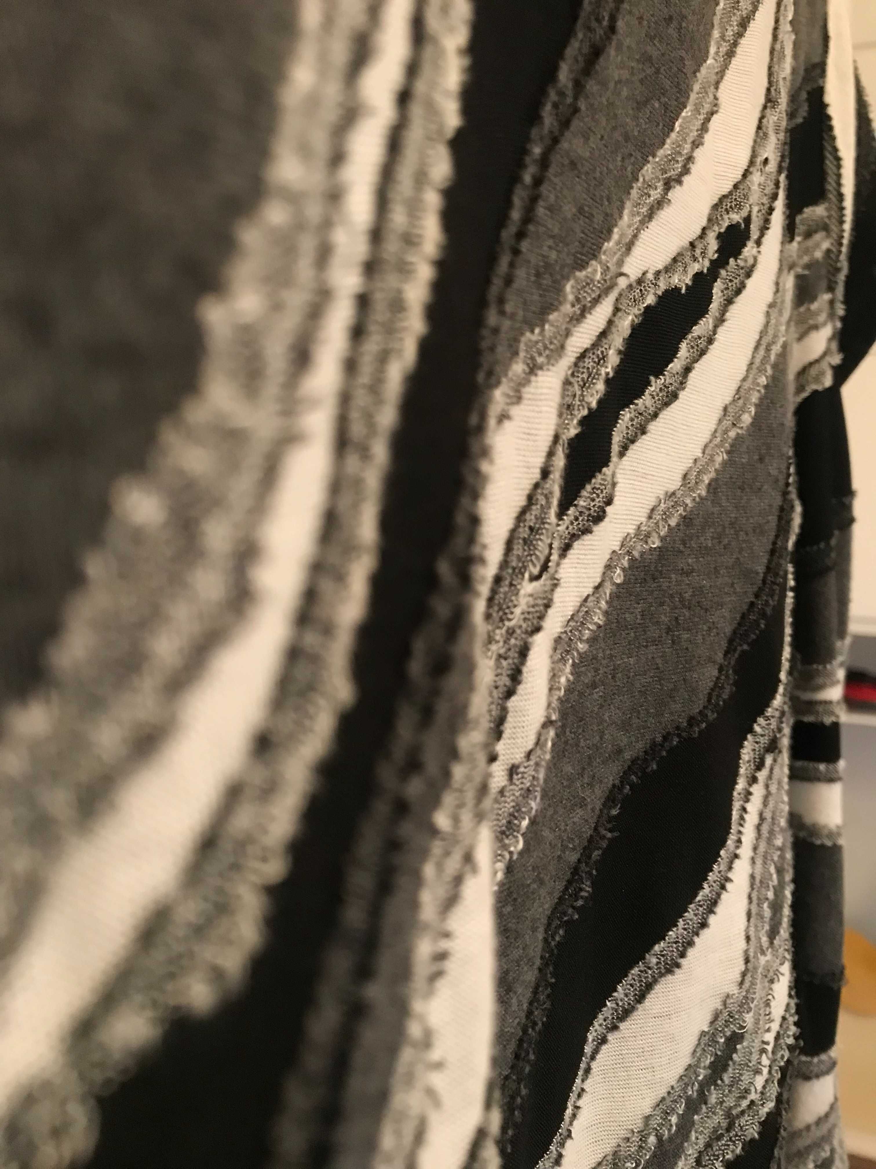 Damska koszulka simply Vera Wang asymetryczna bluzka patchwork