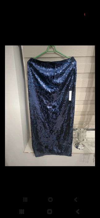 Spódnica maxi cekinowa nowa z metką rozmiar L