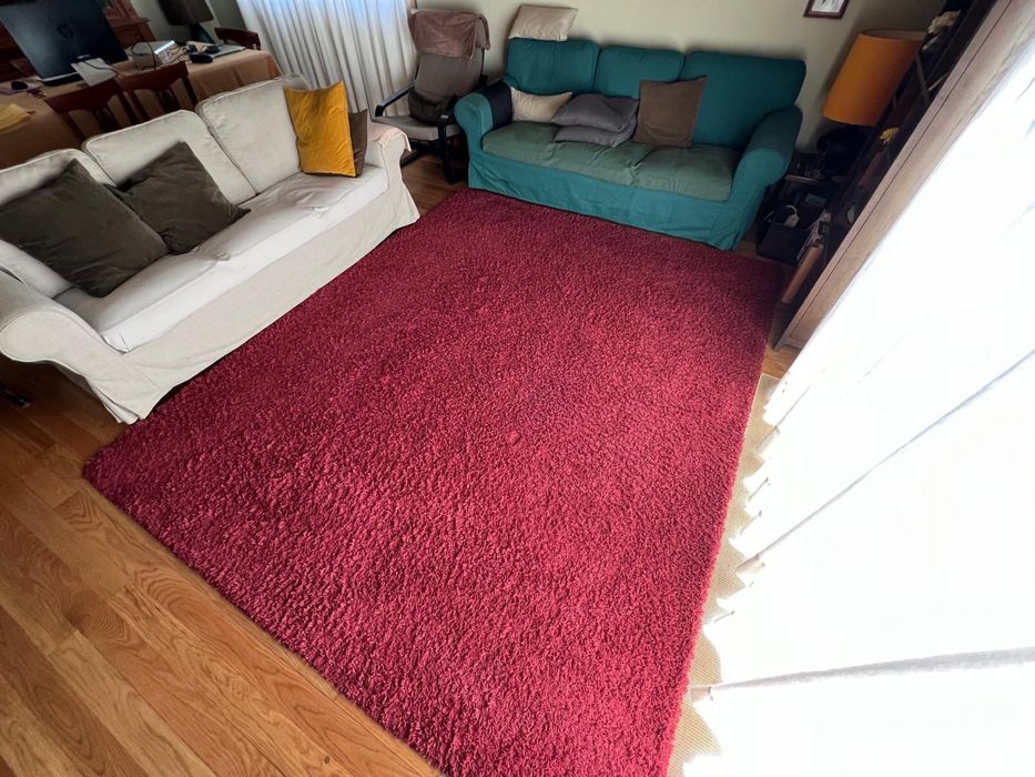 Tapete vermelho - 290 x 240 cm
