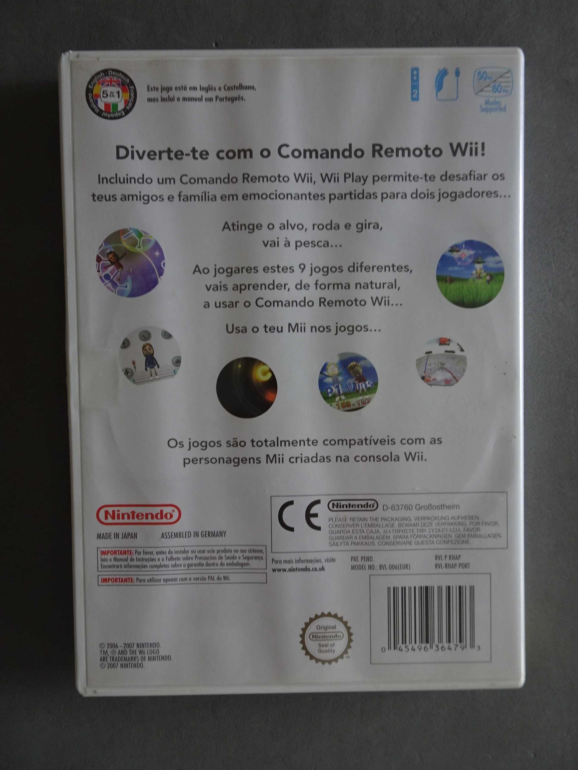 Jogo WII - Play -
