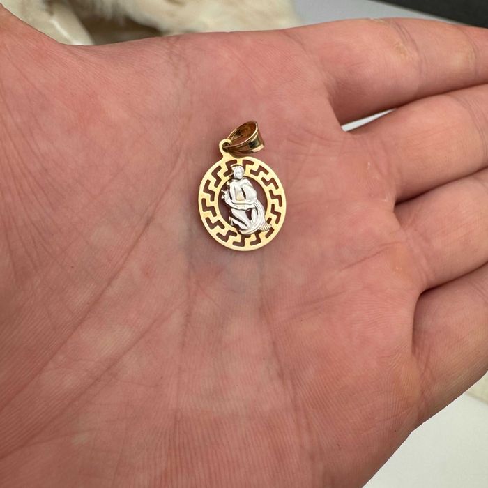 Złota Zawieszka z Mędrcem | JAK NOWA | 585 | 0.84g