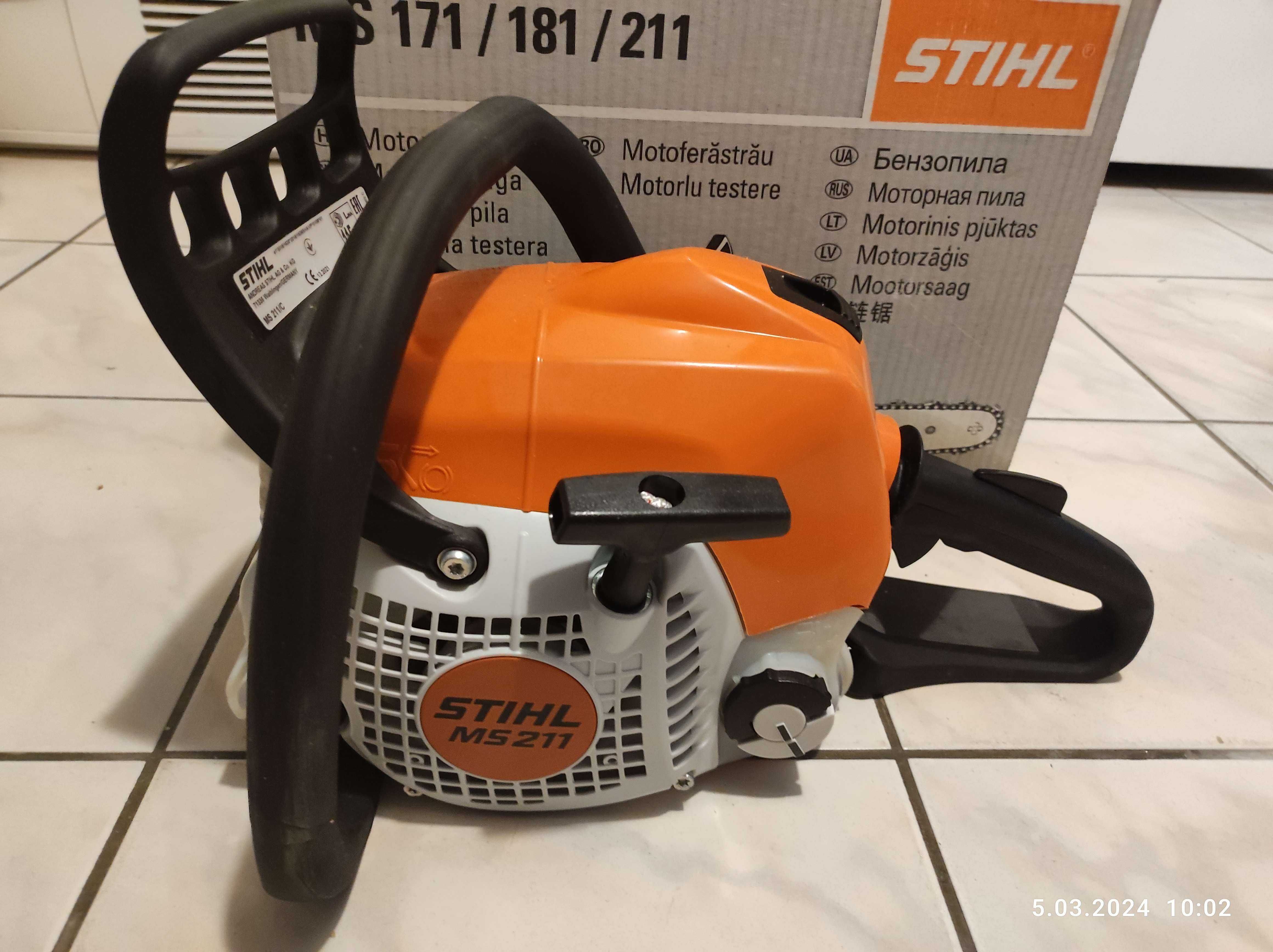 Pilarka spalinowa MS211  STIHL 2,3KM