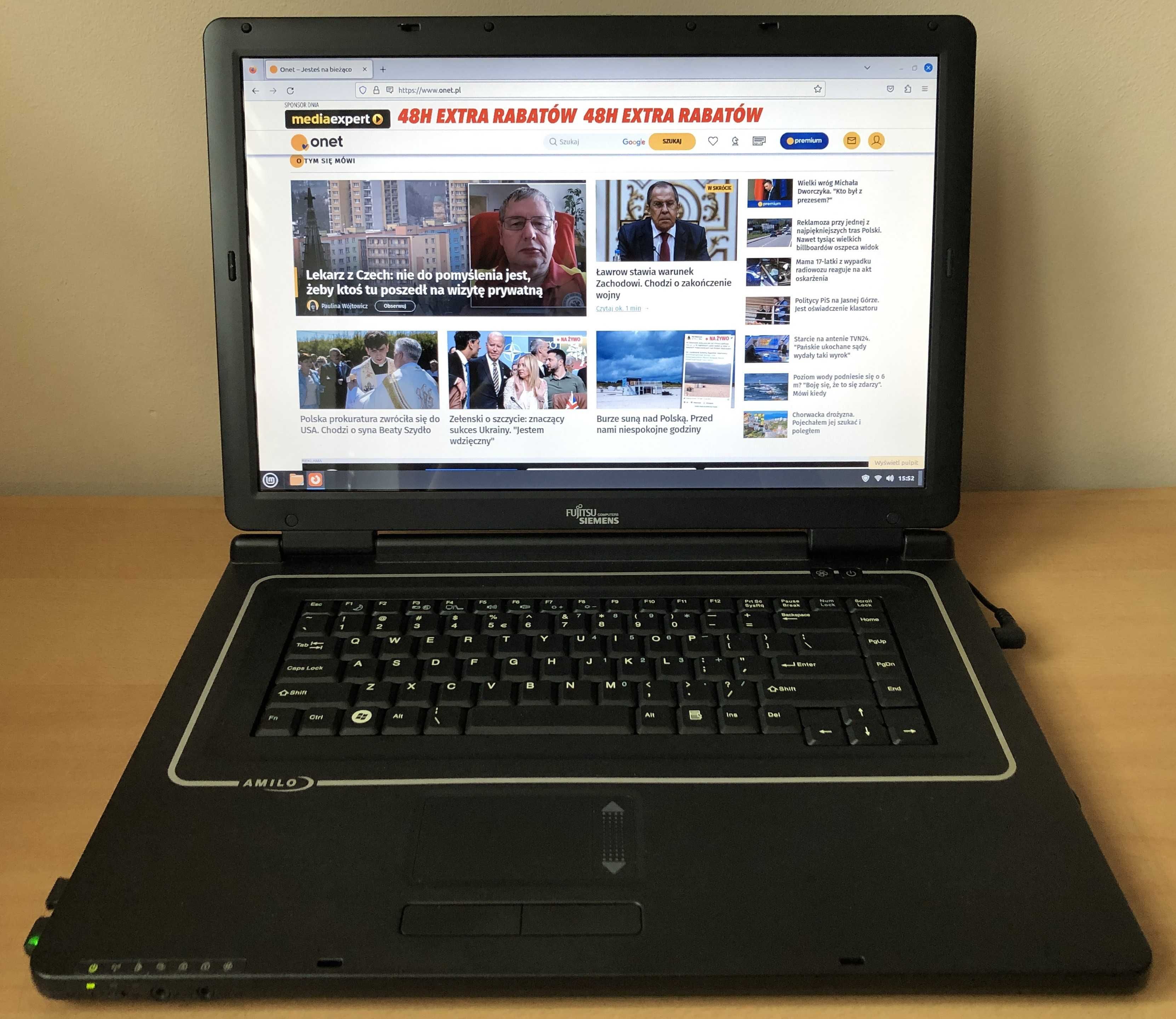 Laptop 17 cali, dysk SSD - Fujitsu Siemens Li 1818 - Chorzów