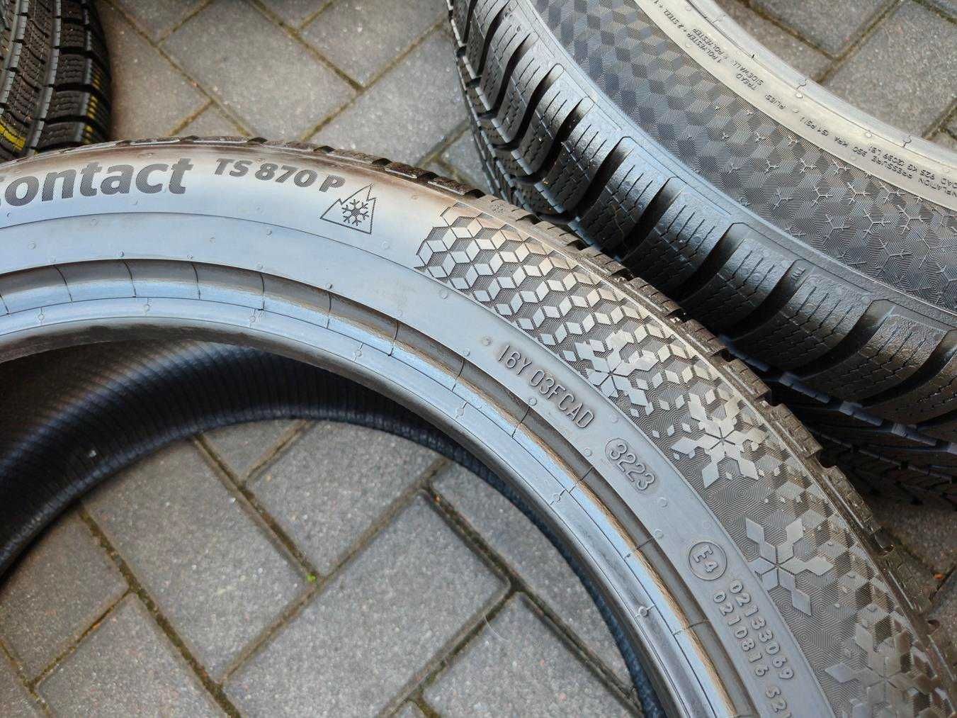 255/45 105V R20 CONTINENTAL WC TS870P 7mm 2023r Zimowe SUV 4szt Opony