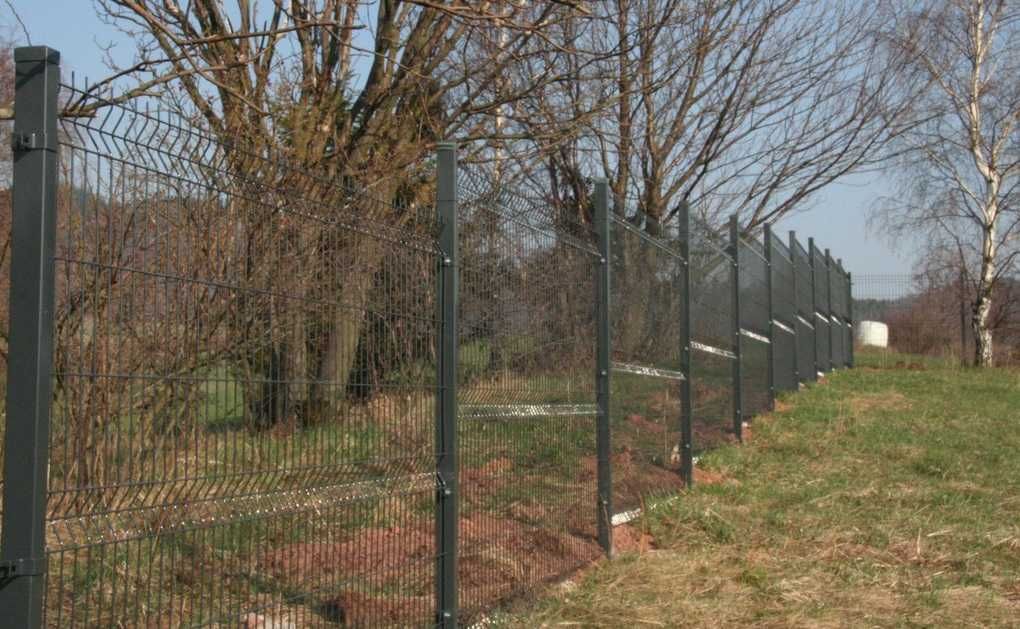Ogrodzenie panelowe podmurówka montaż panele ogrodzeniowe brama oc+ral