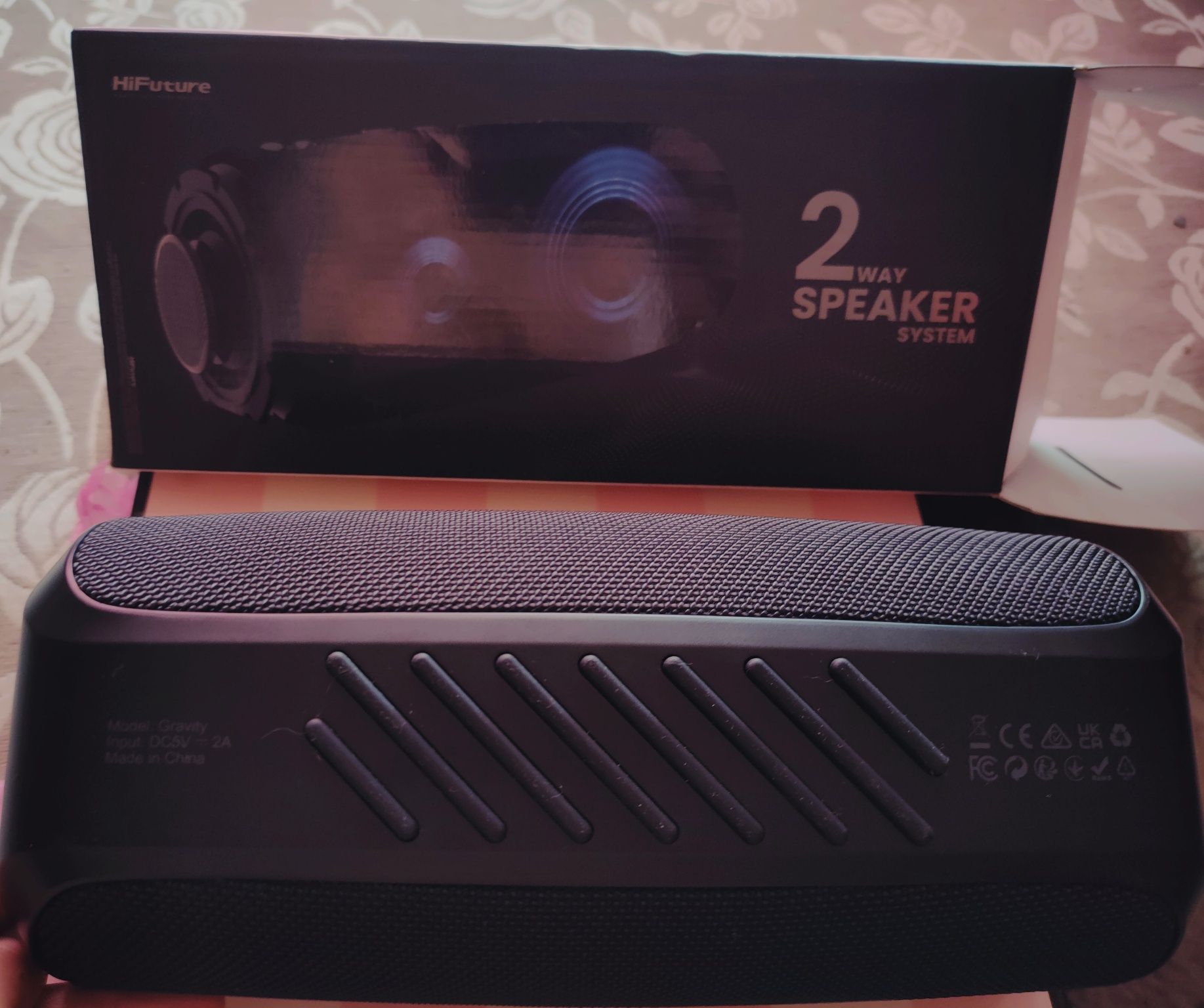 Беспроводная Bluetooth колонка  HIFuture Gravity Black
