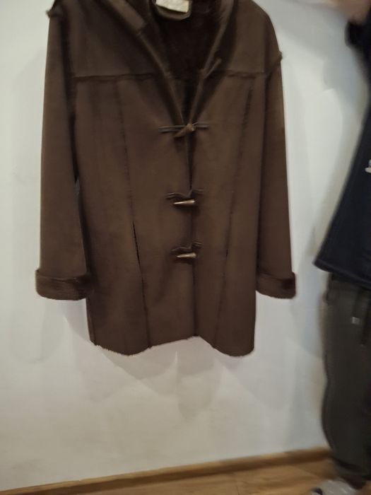 Kurtka kożuch brazowy