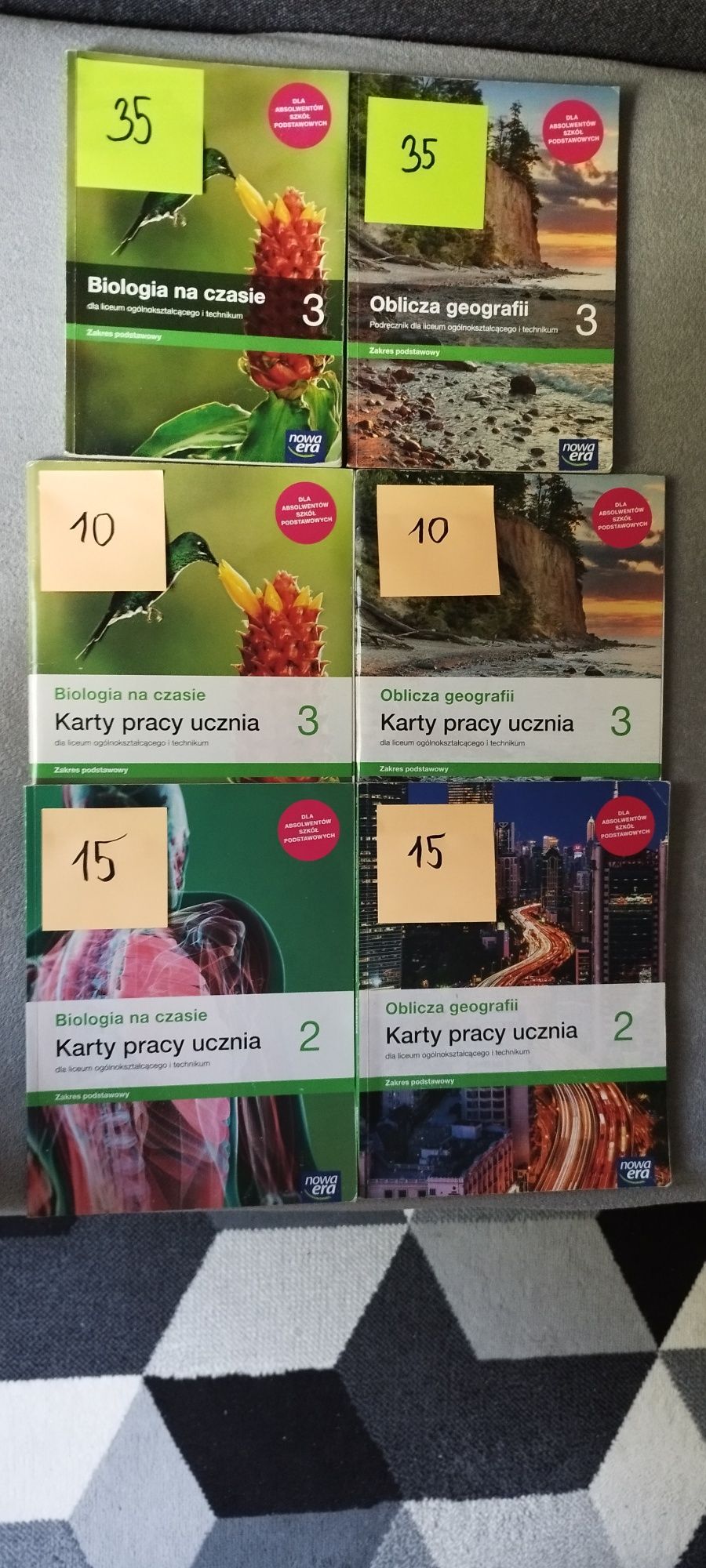 Podręczniki do szkoły średniej.