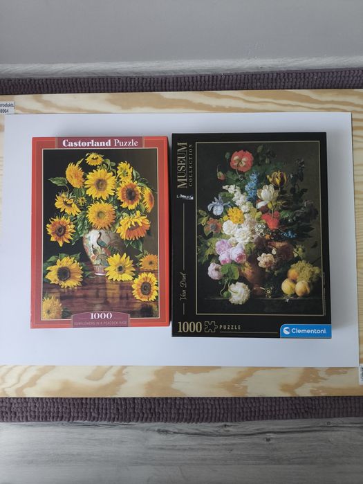 Puzzle Clementoni Castorland KWIATY 1000