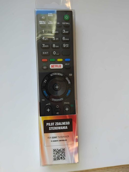Pilot do telewizora SONY BRAVIA uniwersalny NETFLIX