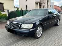 Mercedes-Benz Klasa S Zadbany 4osobowy Vip S420 Atrakcyjny wygląd