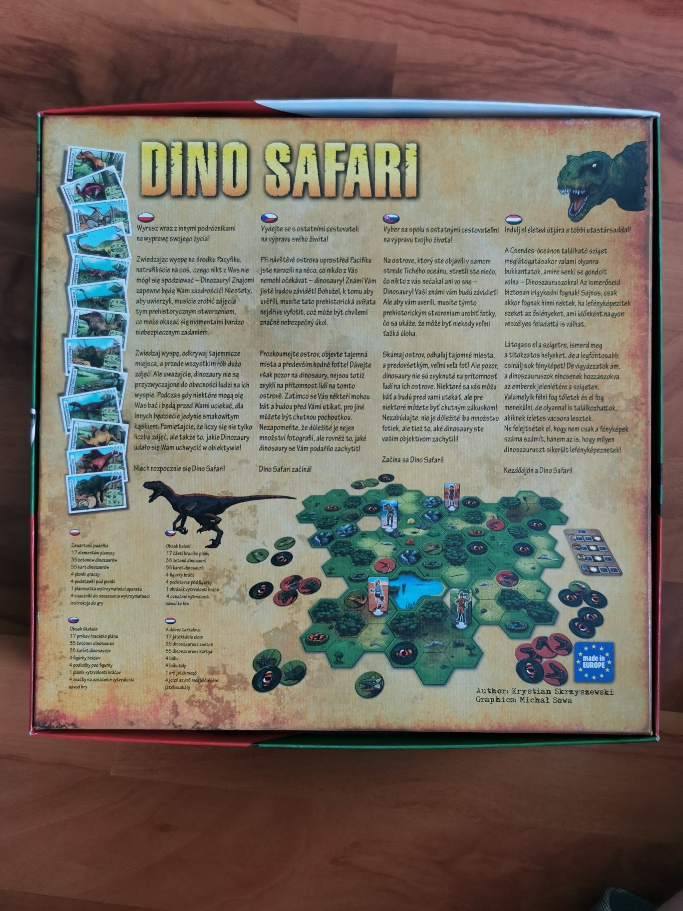 Gra planszowa Dino Safari marki Trefl