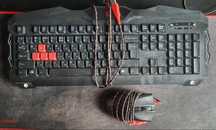 Комплект клавіатура Bloody B210 та мишка Bloody V9C