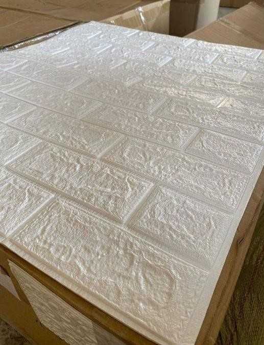 Самоклеючі панелі 3Д панель, Біла Цегла 3d Самоклеющиеся панели