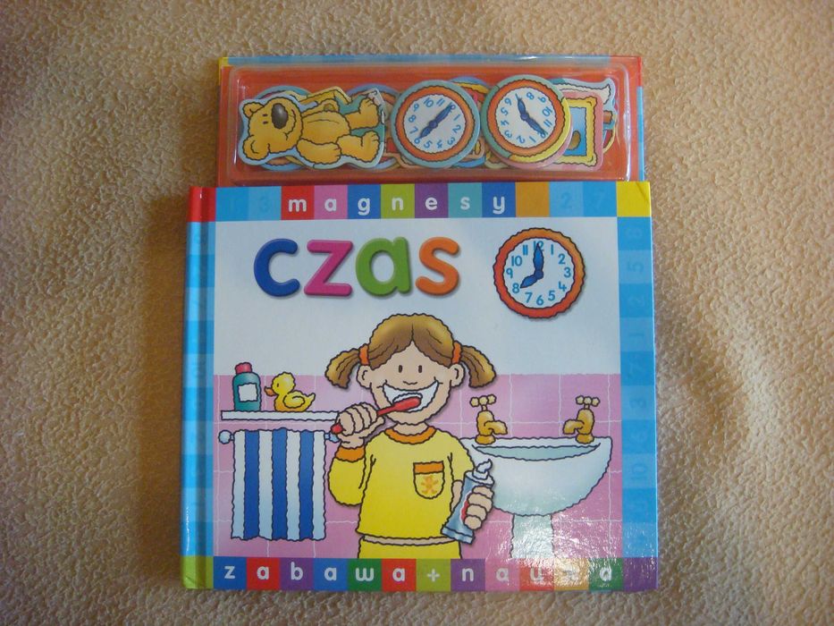 magnetyczna książka dla dzieci "Czas"