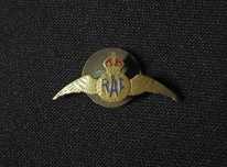 Royal Air Force - Botão lapela fabrico nacional