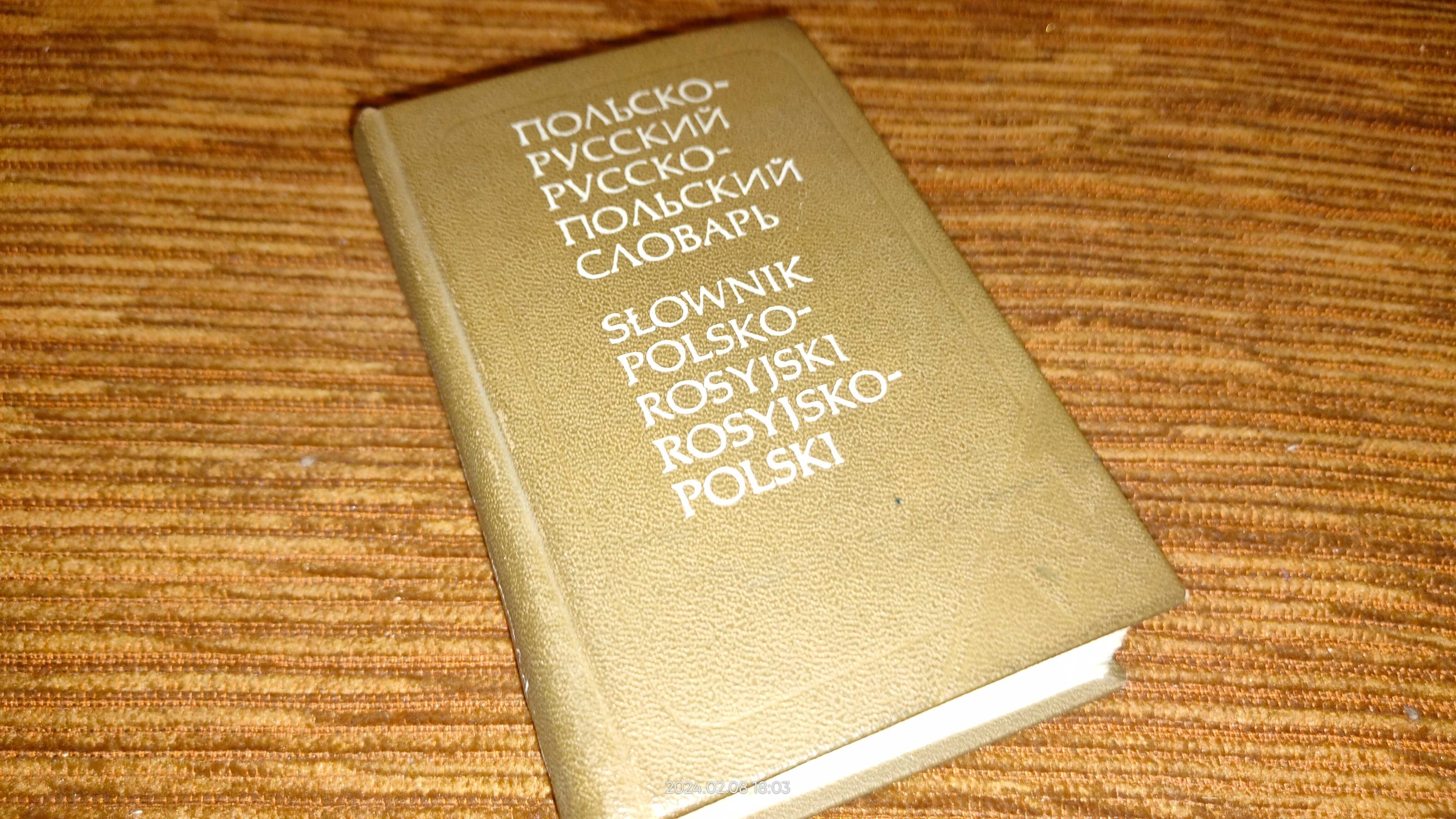 Kieszonkowy słownik  Polsko-Rosyjski Rosyjsko-Polski