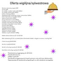 Oferta wigilijna, sylwester, andrzejki, catering, urodziny, chrzciny,