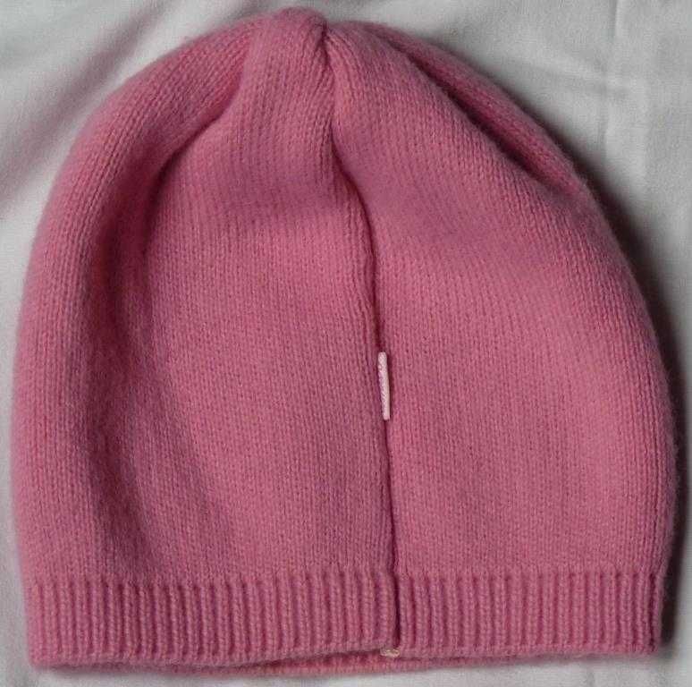 Cudna, różowa czapeczka na zimę - rozmiar 48 -50 cm.