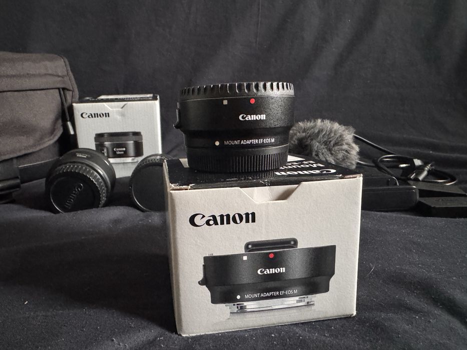 Canon EOS M50 - 2 obiektywy