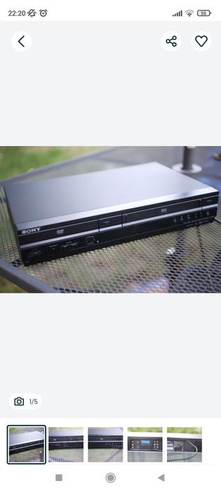 Odtwarzacz DVD VHS Sony SLV-D980P