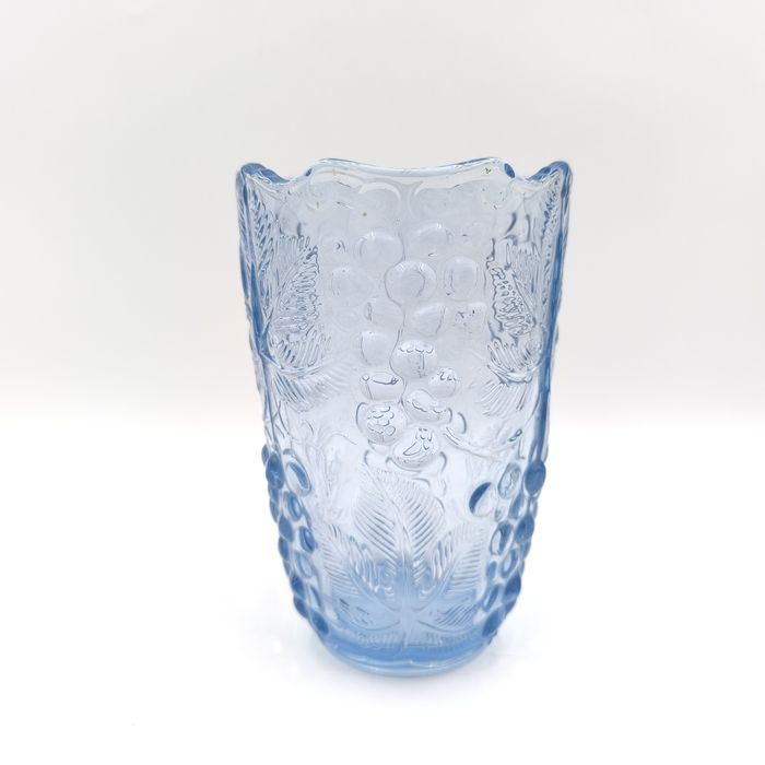 Frantisek Peceny Wazon Szklany Vintage Retro Szkło Kolorowe  Winogrono