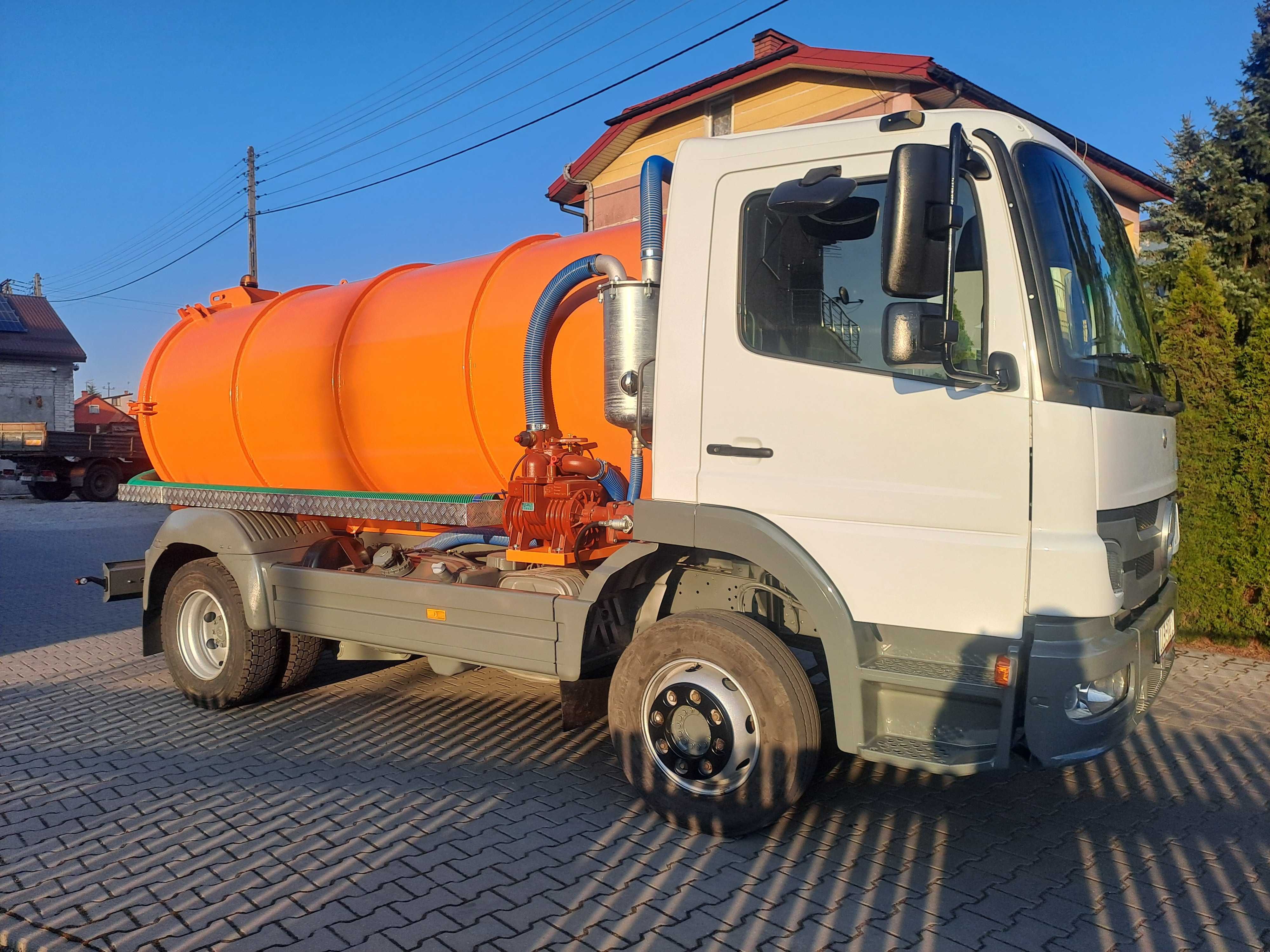 MERCEDES ATEGO 1218 Beczka Asenizacyjna Specjalny Przewiertów Nowa