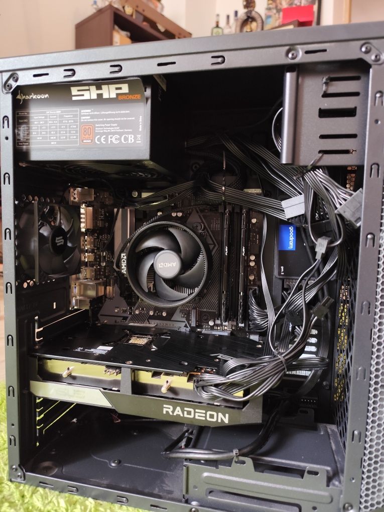 Komputer ASUS Radeon 6650 XT, AMD R5 5600G 16 RAM, 512 GB