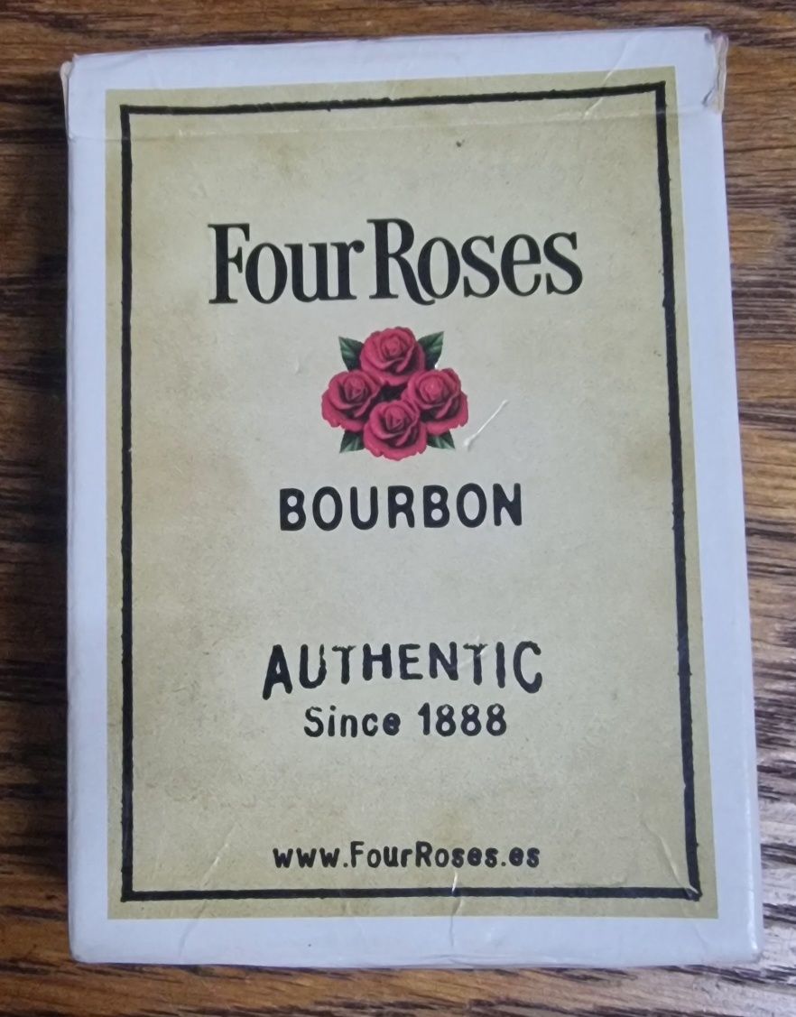 Baralho de Cartas Four Roses Bourbon - Autentic Since 1888