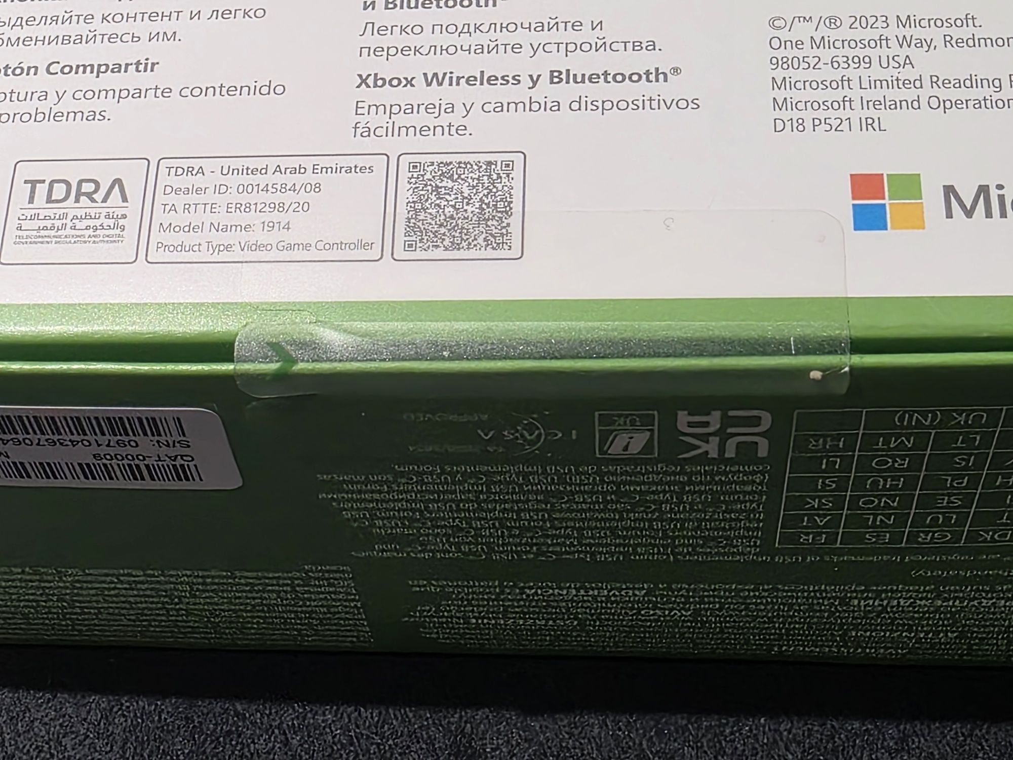 Nowy Pad Gamepad Microsoft Xbox Series S/X Controller Czarny GW 24M