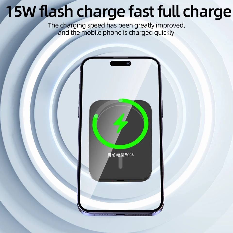 Ładowarka samochodowa 15W MagSafe(IPhone 12/13/14/15 Pro/ProMax/Plus)