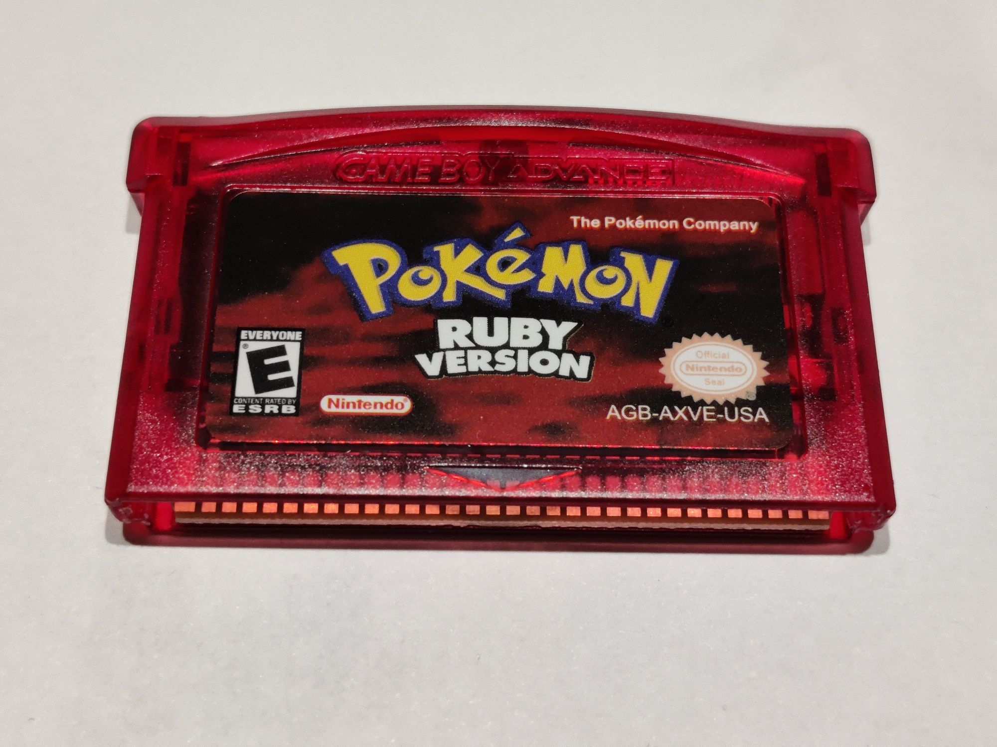 Pokemon Ruby Version gameboy color advance gbc gba.