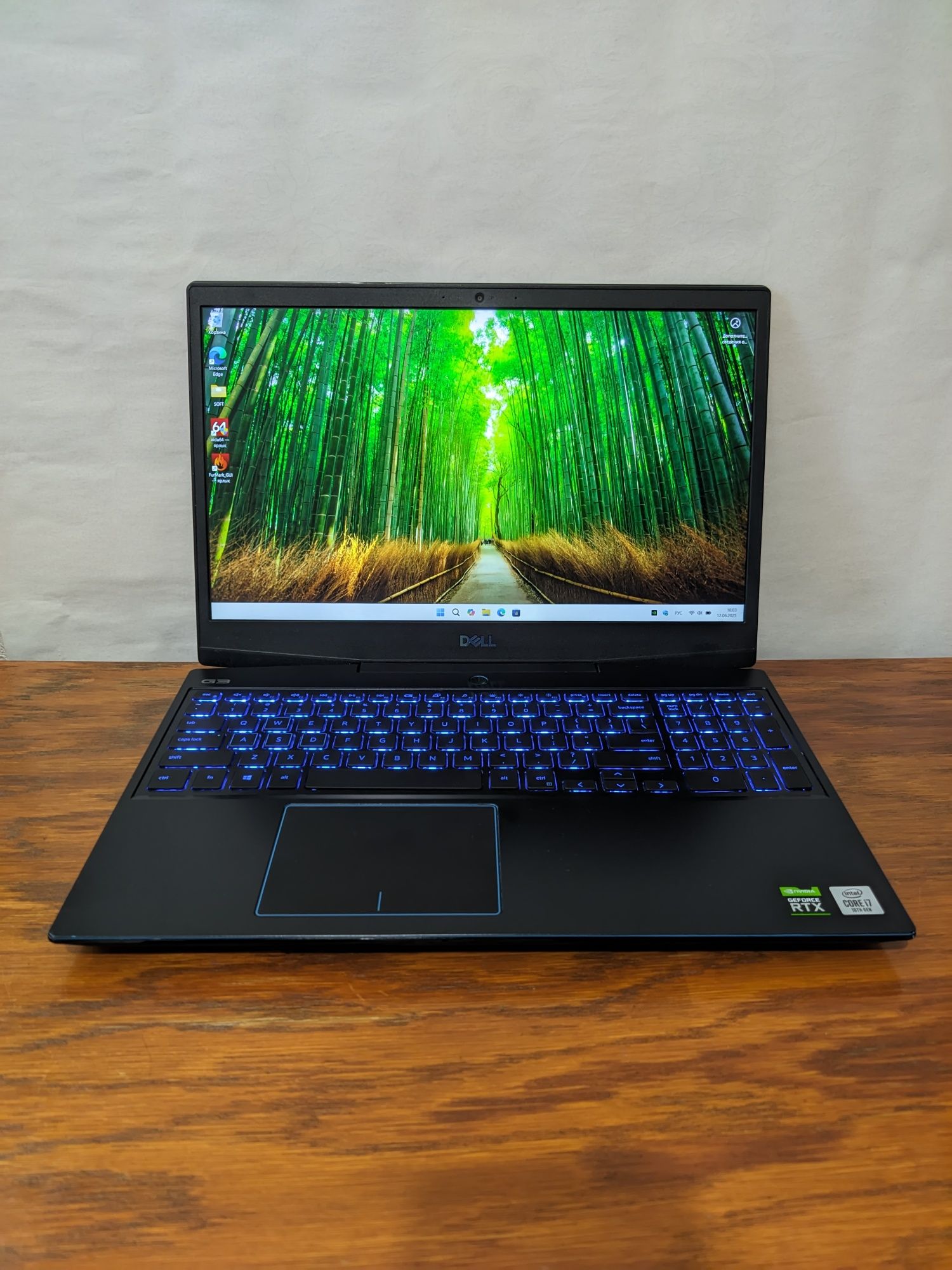 Dell G3 RTX2060 i7-10750h 16озу 256 ssd