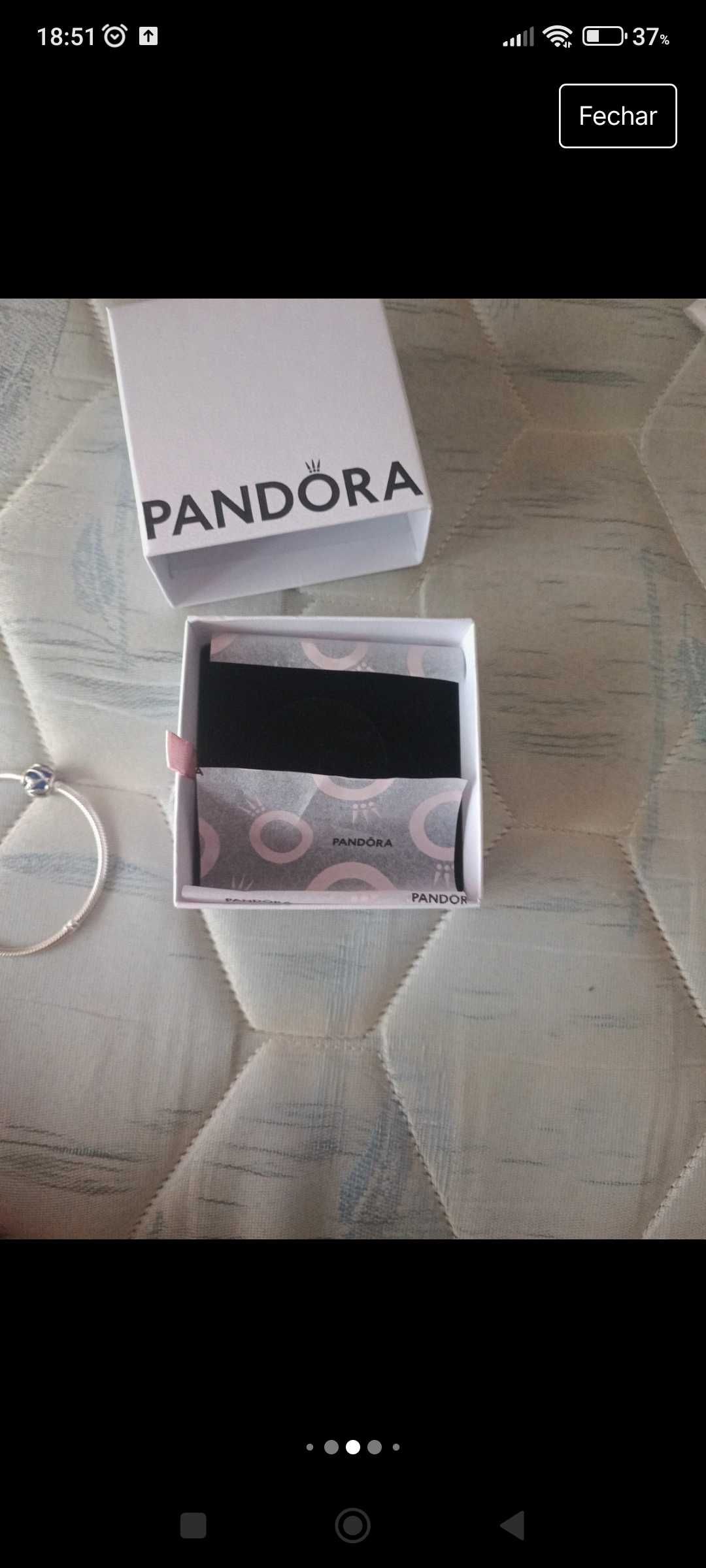 Pulseira Pandora Original Coração Árvore de Família
