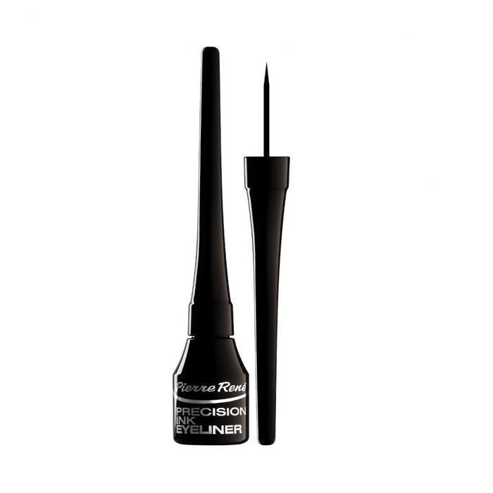 Pierre Rene Precision Ink Eyeliner W Kałamarzu 01 Black 3Ml (P1)