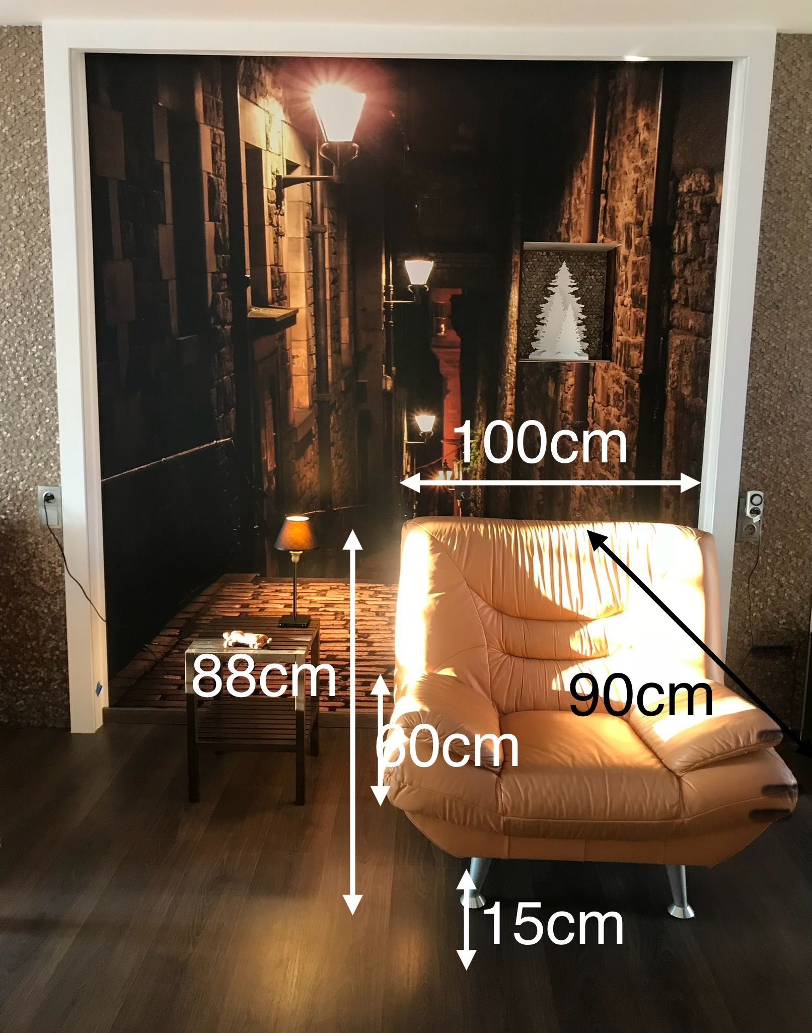 Sofa Pomarańczowa, fotel wersalka. Wypoczynek ze skóry do salonu.