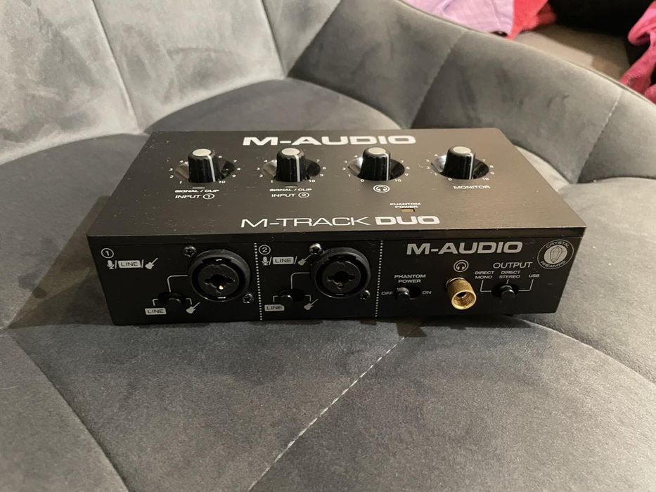 M-audio m-track duo звукова карта