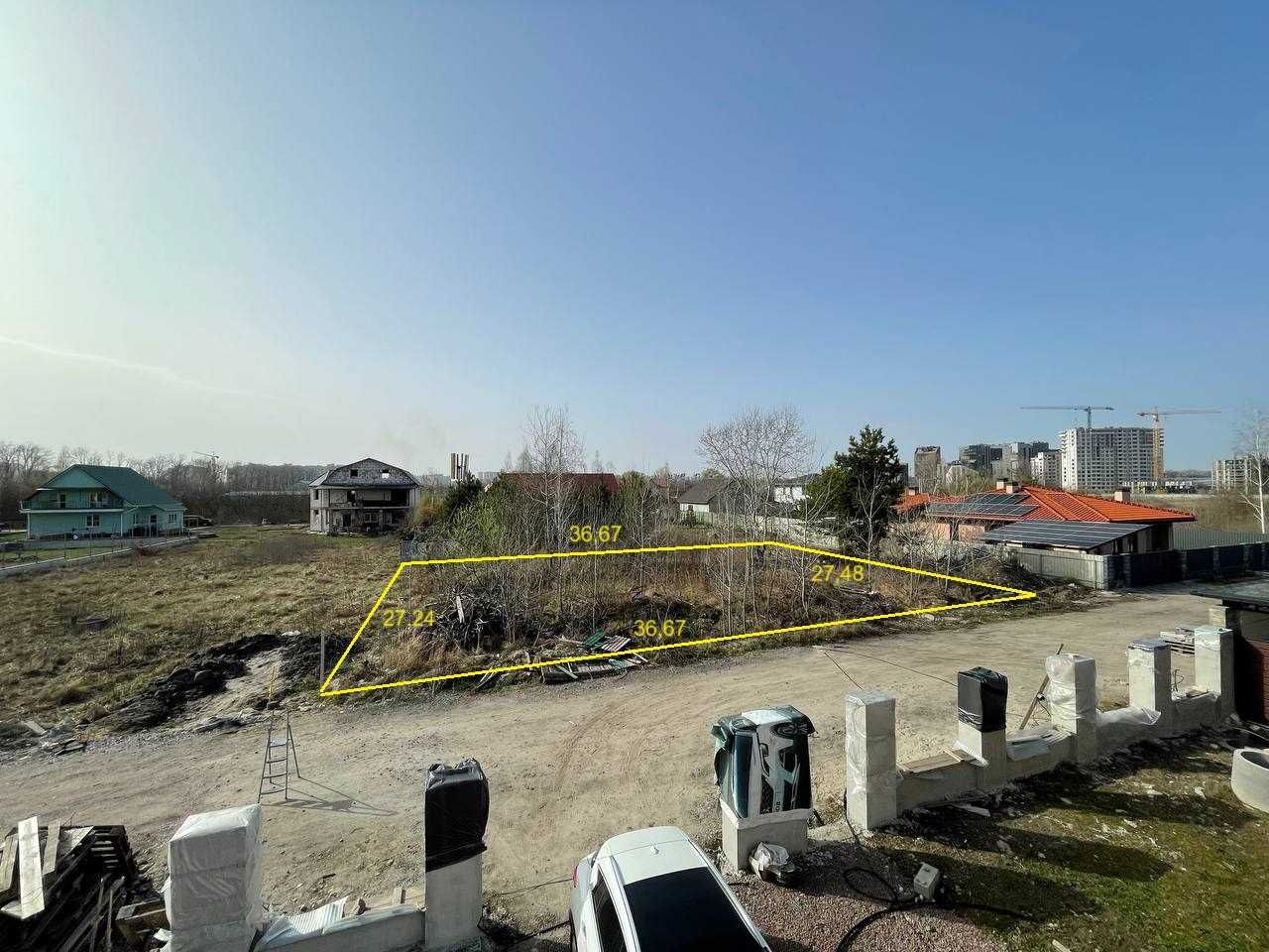 Продам ДІЛЯНКУ 10соток Під Будівництво ГАЗ ЦЕНТ КАНАЛІЗАЦІЯ Крюківщина