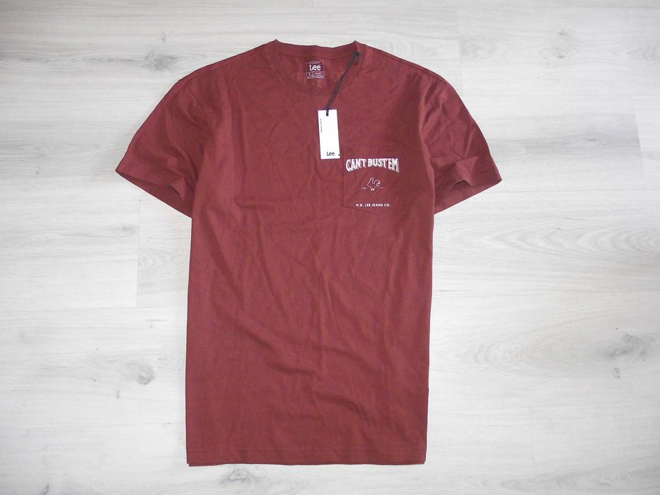 Lee Cant Bustem Lee Jeans Regular Fit Koszulka Męska M Nowa