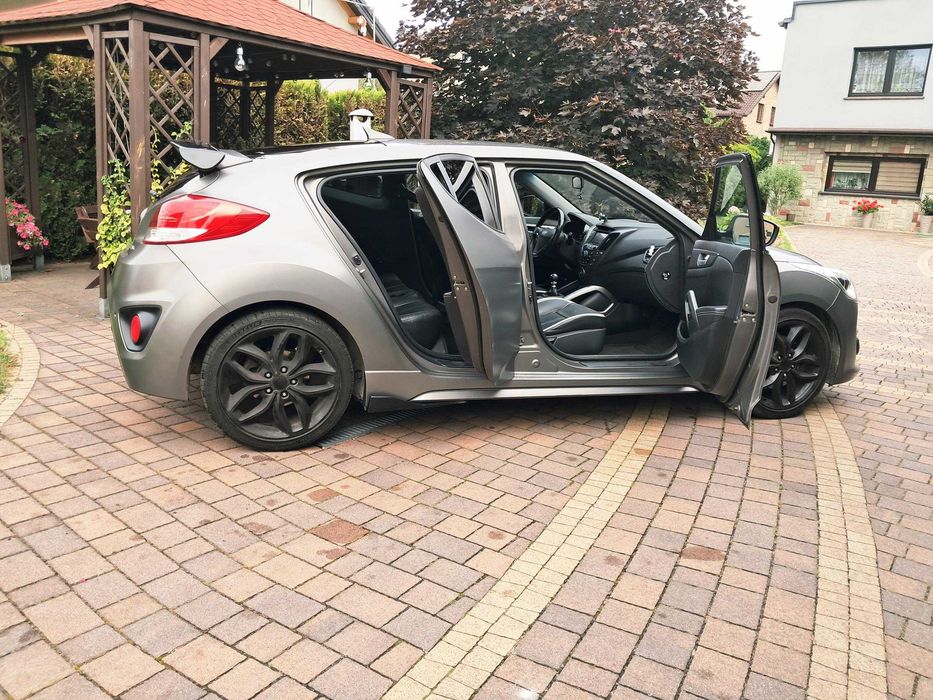 Hyundai Veloster Turbo szary mat 1.6 LPG Navi