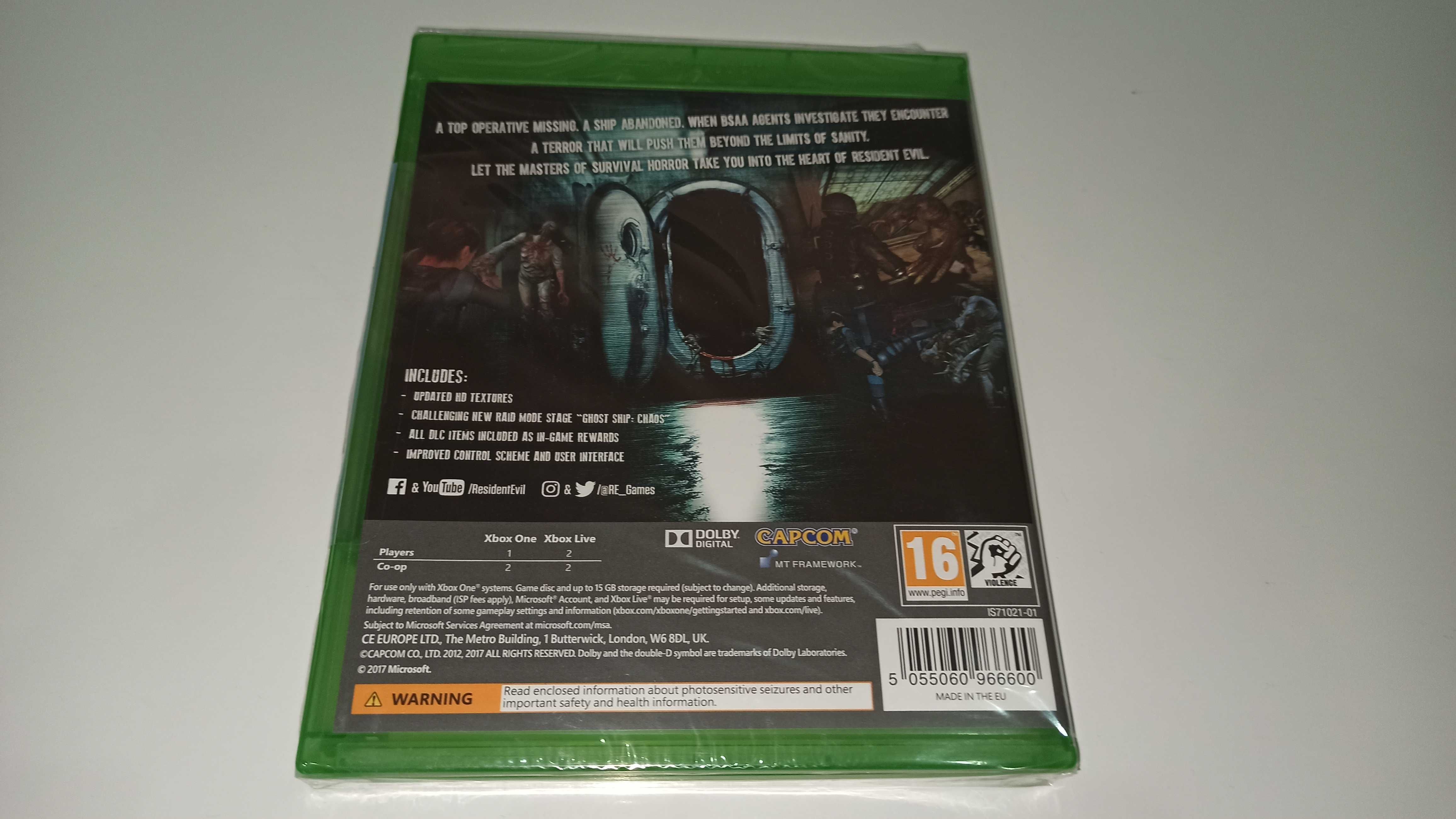 xbox one RESIDENT EVIL REVELATIONS po polsku horror nowa!