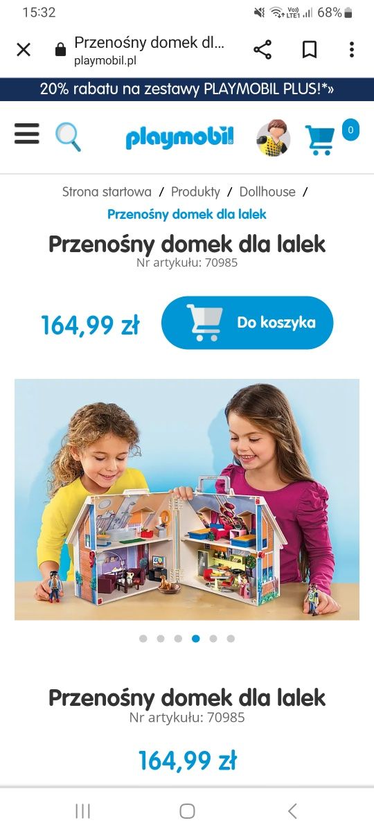 Domek przenośny PLAYMOBIL