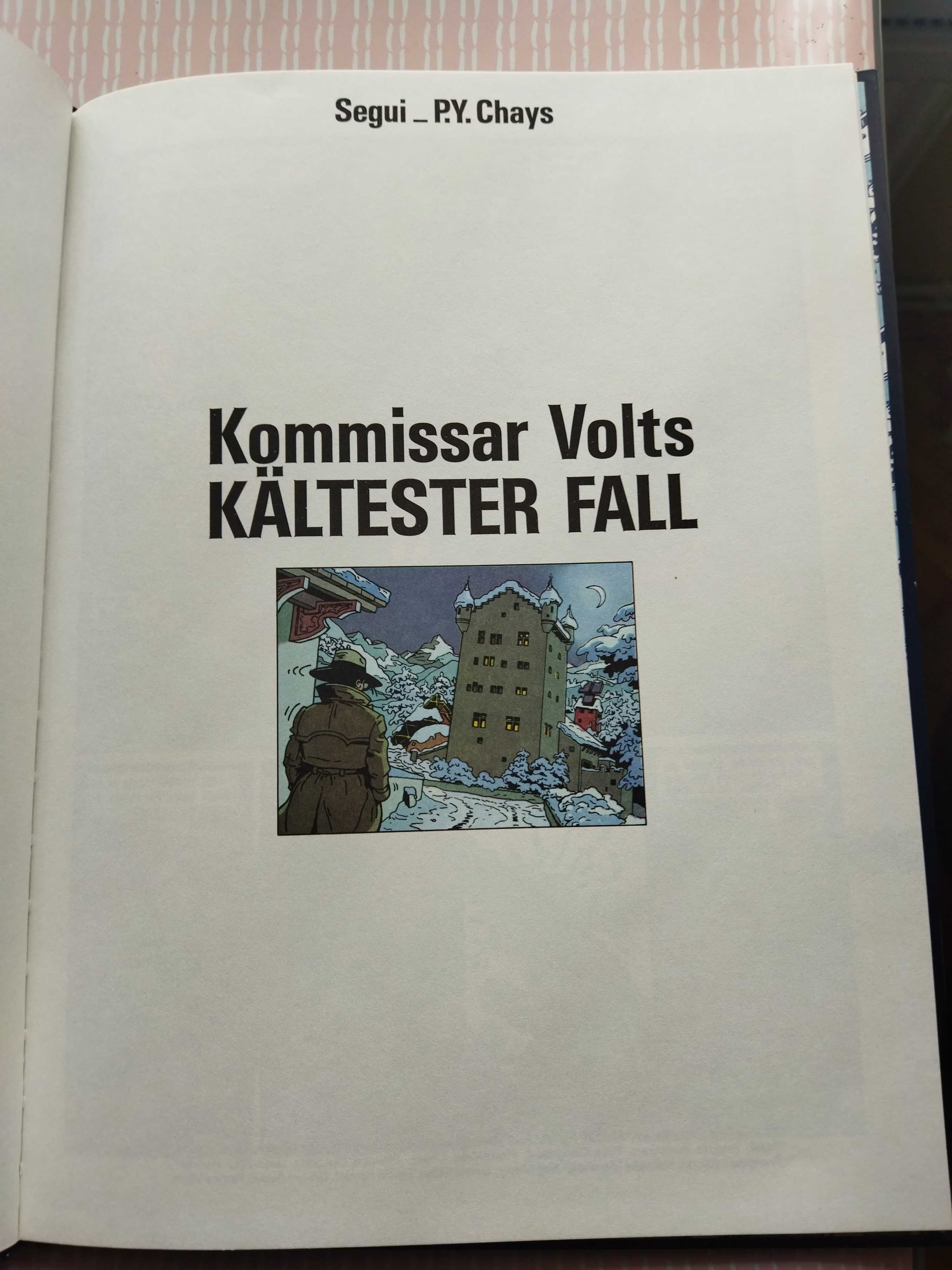 Книга коміксів на німецькій мові Kommissar Volts Kaltester Fall